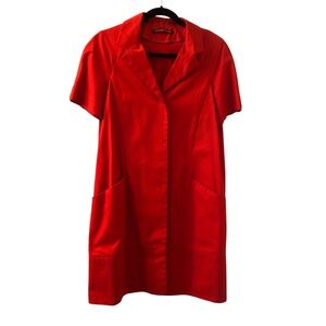 Comptoir des Cotonniers Vibrant Orange Summer Coat Size 42